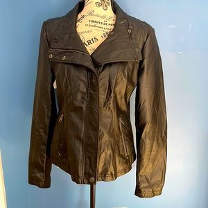 Women’s faux leather jacket